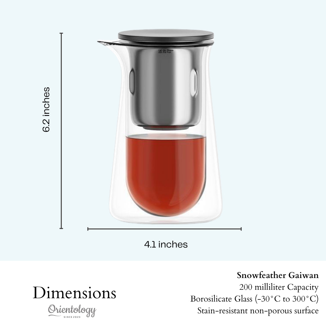 Borosilicate Glass Magnetic Gravity Tea Infuser