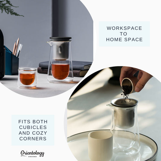 Borosilicate Glass Magnetic Gravity Tea Infuser